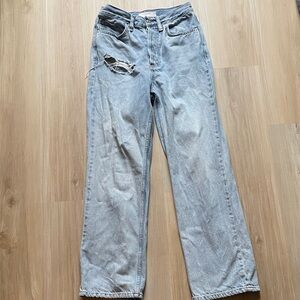 Topshop Kort straight jeans